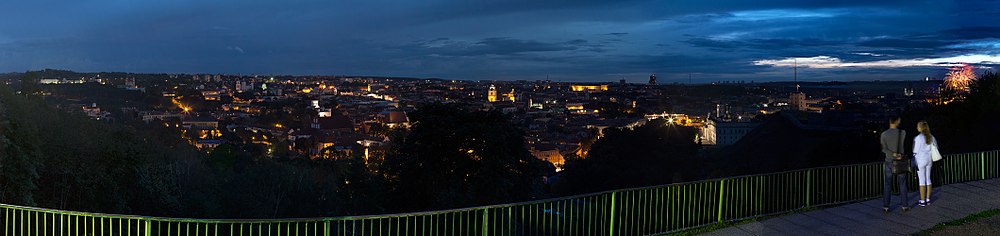 Vilnius - panoramic view from the Hill of Three Crosses