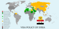 Visa policy of Syrian Arab Republic.png
