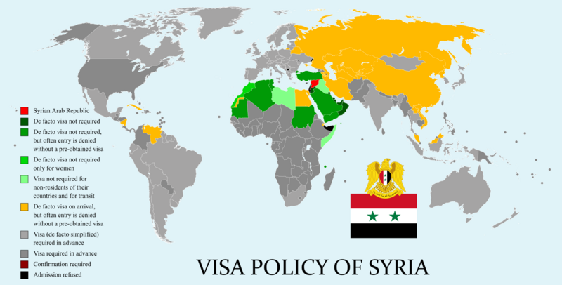 Kebijakan Visa dari Suriah.png