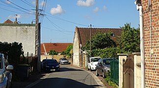 Rue Edmond-Simon à Vred.