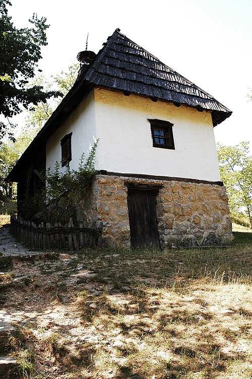 Vuk Karadžić's house today in the all-museum village Tršić.