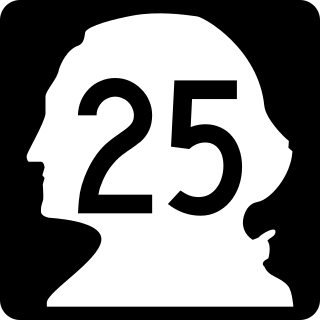 <span class="mw-page-title-main">Washington State Route 25</span> North-south state highway in Washington, US