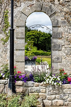 Doorway to Walled Garden at Glenlo Abbey, Co. Galway, Ireland