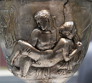 <span class="mw-page-title-main">Catamite</span> A pubescent male companion in a pederastic relationship in ancient Greece and Rome