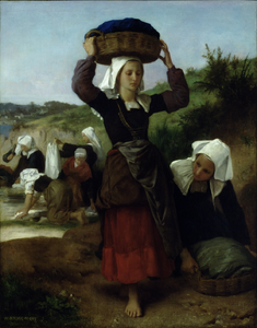 Wanita Pencuci dari Fouesnant (1869)