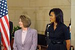 Thumbnail for File:With First Lady Michelle Obama at the unveiling of the Sojourner Truth bust in the Capitol (3483318565).jpg