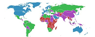 pays en voie de développement carte Pays en développement — Wikipédia