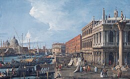 Painting of Venice, Italy, circa 1735, by artist Canaletto (Source: Wikimedia)