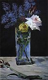 Édouard Manet - Roses, Tulips et Lilas in a vase de christal.jpg