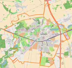 Mapa lokalizacyjna Świebodzina