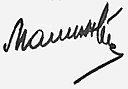 Rodion Jakovlevič Malinovskij – podpis