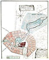 Kaupungin kartta (1787).