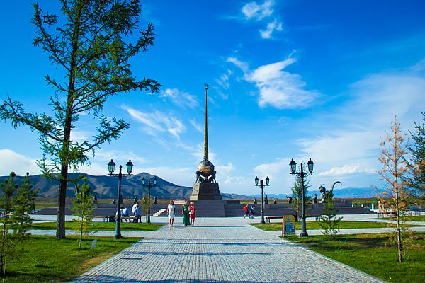 The geographic "center of Asia", Tuva Republic