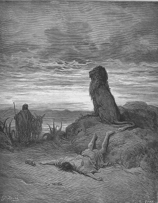 088.The Disobedient Prophet Is Slain by a Lion