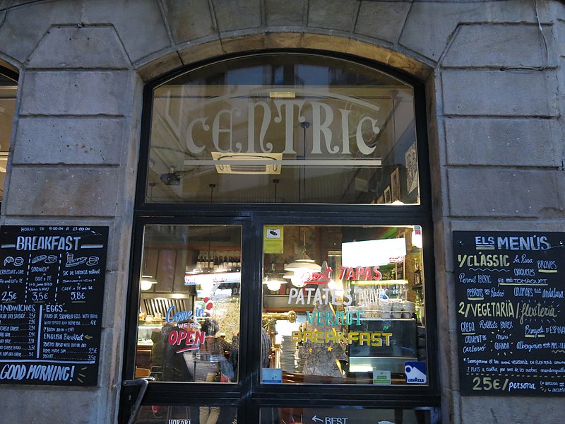 File:099 Cafè Bar Cèntric, c. Ramelleres 27 (Barcelona).jpg