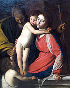 based on: The Holy Family with Saint John the Baptist 