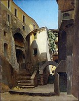 Федір Бронніков. «Вулиця в Італії», 1850-ті
