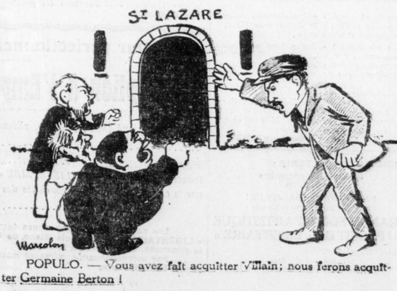 File:19231217 Caricature de Léon Daudet, Maurice Pujo et Charles Maurras dans Le Libertaire.png