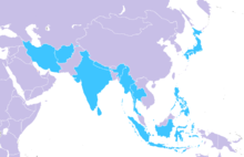 1951 Asiad participating countries.png