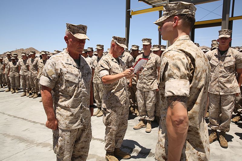 File:1st Marine Division CG presents Purple Heart Medal to Combat Center Marine 140702-M-YE994-967.jpg