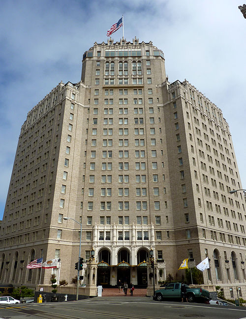 The Mark Hopkins Hotel was KEAR's first studio base in San Francisco proper