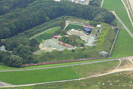 Luftbild von Fort Kugelbake