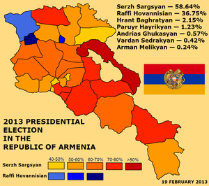 2013 élection présidentielle arménienne map.png