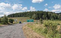 Droga wojewódzka nr 389 na Przełęczy nad Porębą