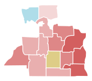 2020 Alabama's 2nd congressional district Republican primary initial round results by county
Map legend
Coleman--50-60%
Coleman--40-50%
Coleman--30-40%
Coleman--<30%
Taylor--30-40%
King--40-50% 2020AL02GOP.svg