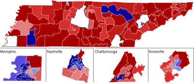 2020 Tennessee House of Representatives Vote Share map.svg