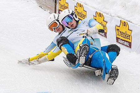 Doubles luge, by Stepro