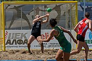 Deutsch: Beachhandball Weltmeisterschaften 2022; Tag 1: 21. Juli 2022 – Frauen, Vorrunde, Deutschland-Brasilien 2:0 (24:14, 16:4) English: 2022 Beach handball World Championships; Day 1: 21 July – Women Preliminary Round – Germany-Brazil 2:0 (24:14, 16:4)