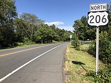 U.S. Route 206 in Princeton 2023-09-27 13 51 44 View north along U.S. Route 206 and Mercer County Route 533 (State Road) at Mountain Avenue in Princeton, Mercer County, New Jersey.jpg