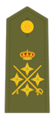 Controspallina di general de Ejército de España