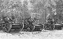 T-26 tanks of the 44th Rifle Division in Finland prior to an attack 44th rifle tanks.jpg
