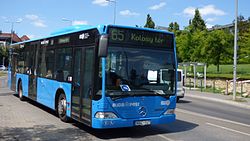 65-ös busz a Szépvölgyi úton