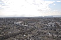 Erməni işğalında dağıdılmış Ağdam rayonu