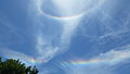 22. An EXTREMELY RARE Double Halo spotted in San Diego County, at 1:57 PM PDT on Sunday, June 1, 2014. This image was also taken by LightandDark2000, and he thanks User:Earth100 for inspiring him to take those great photographs.