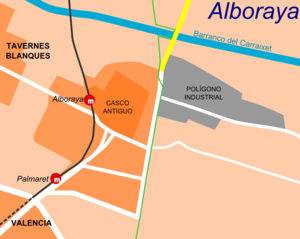 Alboraia: Geografia, Història, Demografia