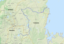 Map Of Kagera Region Kagera River - Wikipedia