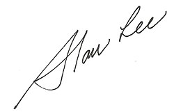 Alan Lees signatur