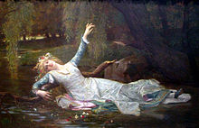 The title of Opheliac is a reference to Shakespeare's character Ophelia (above) from the play Hamlet, whom Autumn felt a connection to, and the archetype of the "self-destructive" woman. Alexandre Cabanel, Ophelia.JPG