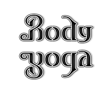 Horizontal axis mirror ambigram "Body / Yoga". Ambigram Body Yoga, mirror symmetry.png