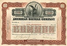 American Bicycle Company 100 shares of stock (1900).jpg