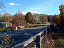 Looking from the رود واباش southeast toward State Road 25 in Americus