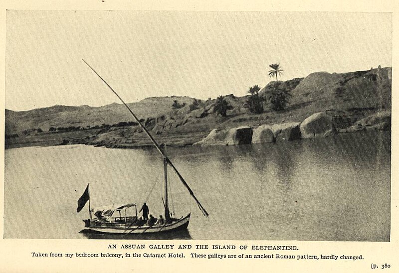 File:An Assuan Galley and the Island of Elephantine. (1911) - TIMEA.jpg