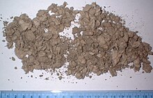 Dried, anaerobically digested sludge. Anaerobic digestate.JPG