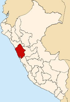 Letak Region Ancash di Peru
