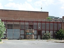 Vue de l'ancien centre pénitentiaire (août 2015).