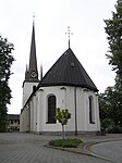 Heliga Trefaldighets kyrka sedd bakifrån